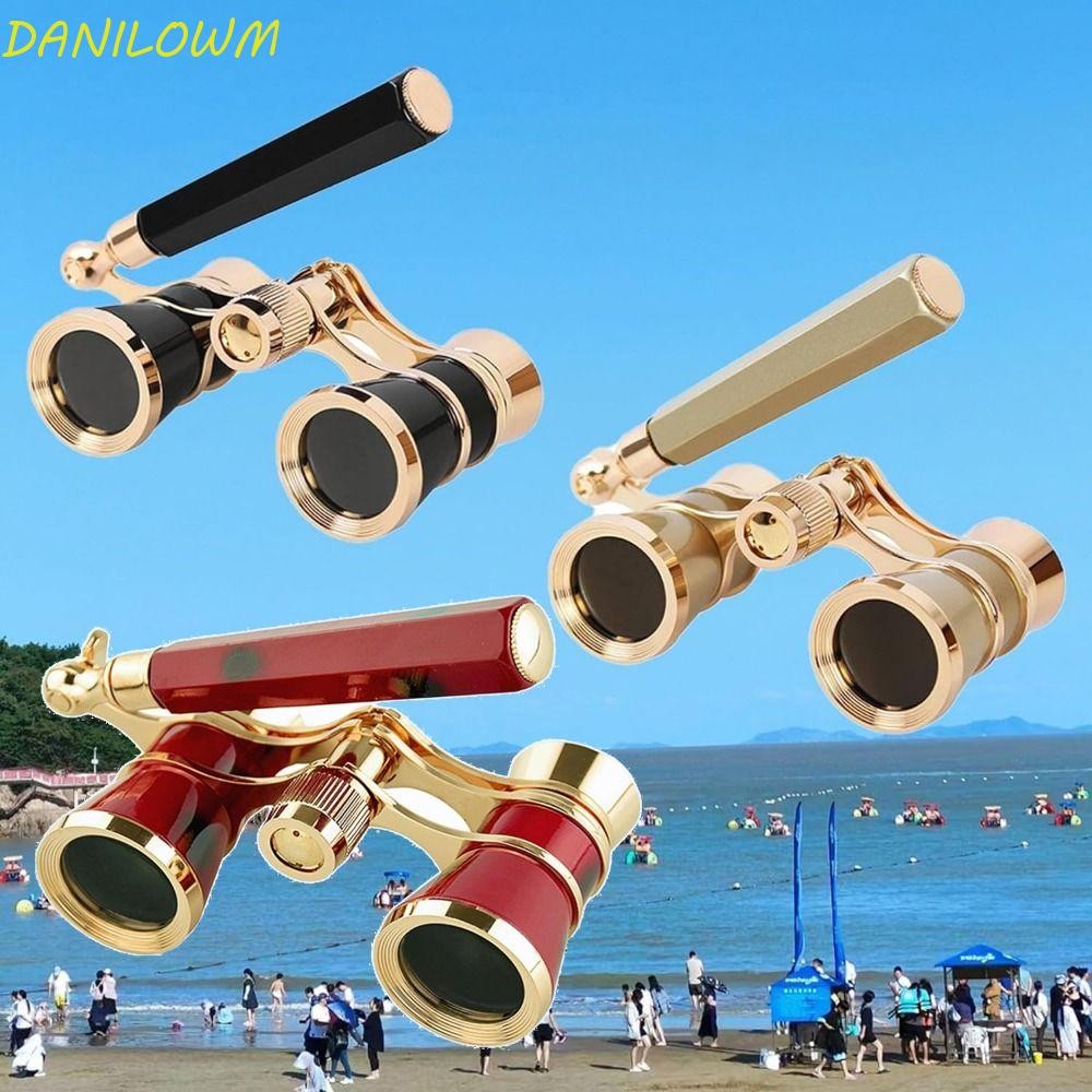 Danimowm Opera Glasses กล้องส่องทางไกล 3x พับได้ ขนาดกะทัดรัด น้ำหนักเบา สำหรับเด็กและสำรวจ