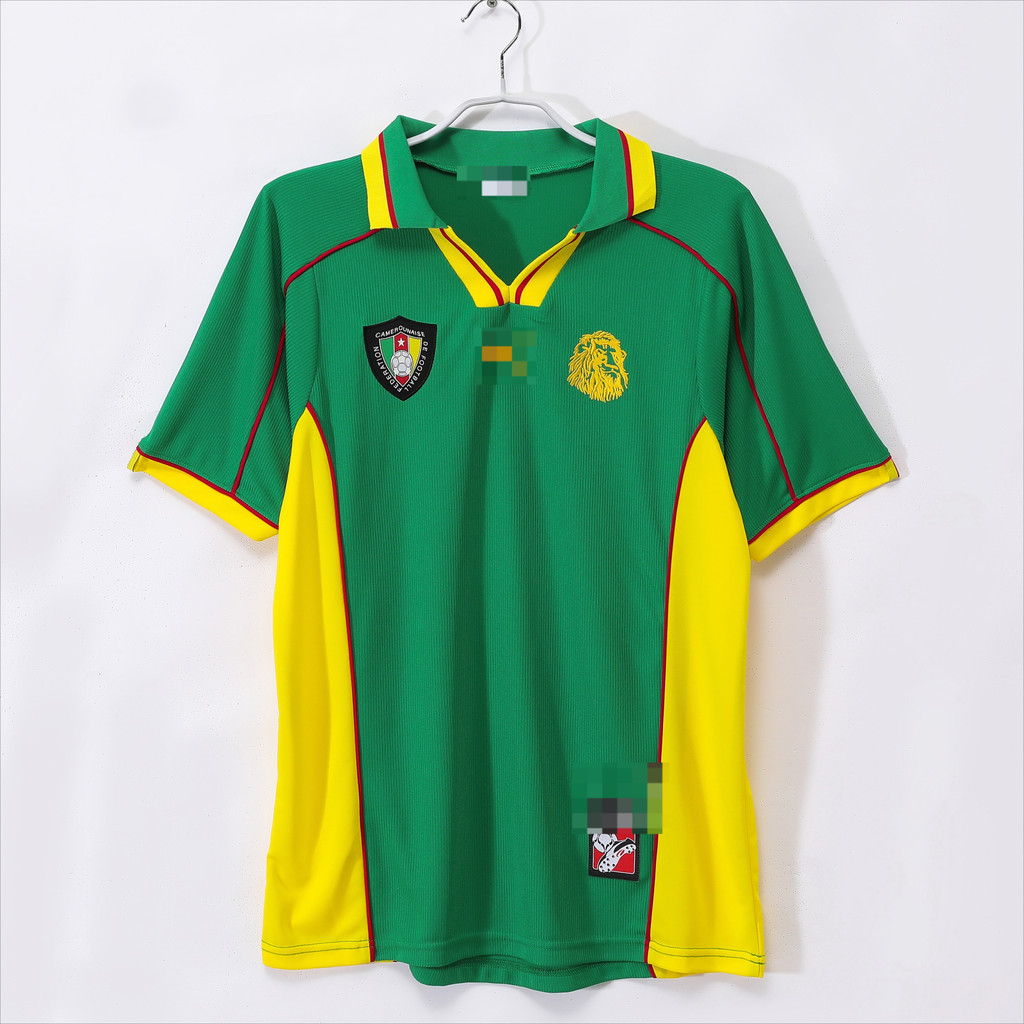 1998-99 Cameroon home football short Sleeve retro jersey