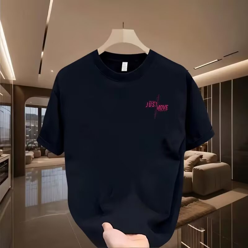 New Style T-Shirt23T 100% Cotton Shirt2025 Short Sleeve Summer Heavyweight Minimalist2025Male new te