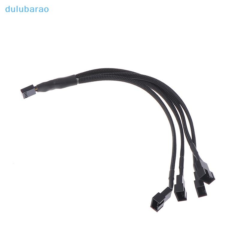 [DUL] PWM Fan Splitter 4pin Adapter Cable 1 ถึง 1 2 3 4puter CPU Fan Splitter Cable AO