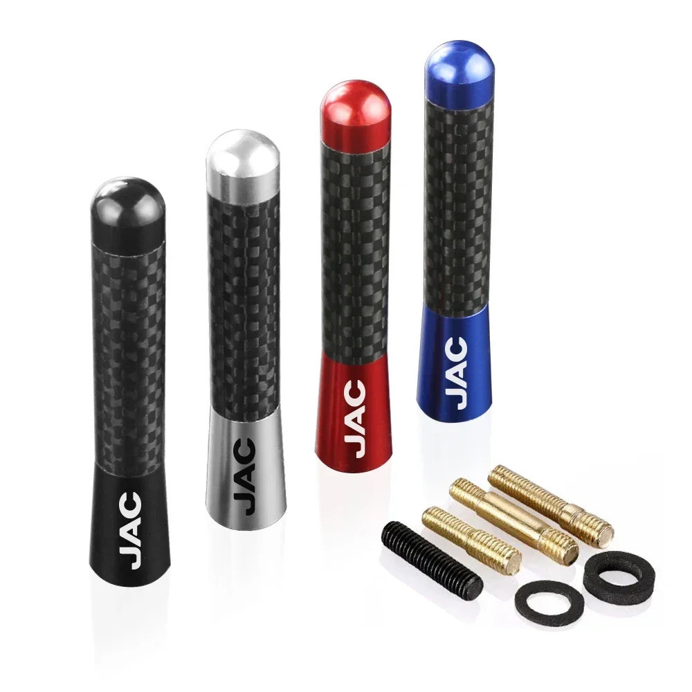 8 ซม.เสาอากาศรถยนต์คาร์บอนไฟเบอร์เสาอากาศวิทยุอุปกรณ์เสริมสําหรับรถยนต์สําหรับ JAC S2 J3 Board JS2 S