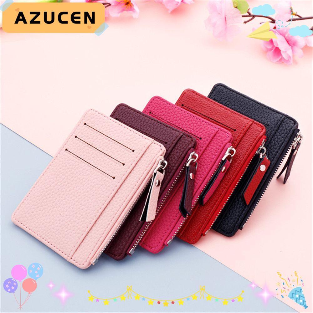 AZUCEN Purse Multi-card Bit Coin Bag Business Card Holder for Women