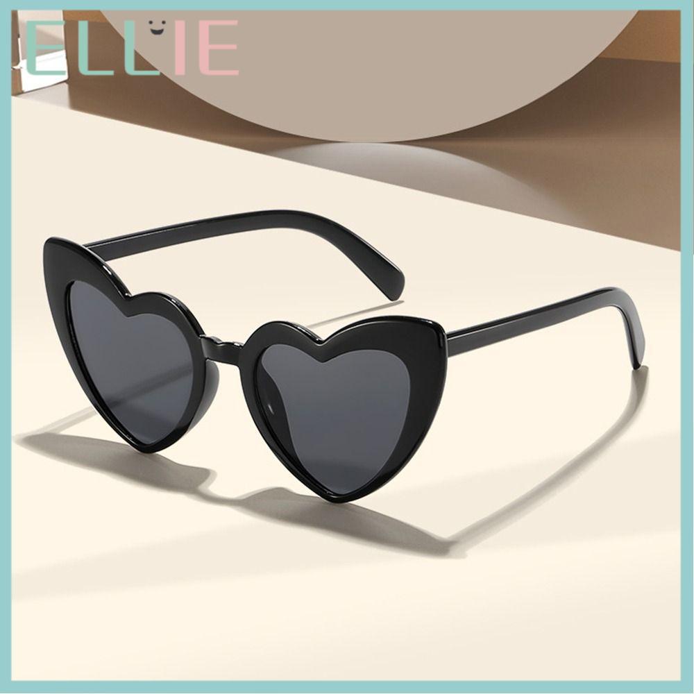 ELLIE แว่นกันแดดรูปหัวใจวินเทจ สไตล์แฟชั่น UV Protection สำหรับผู้หญิง