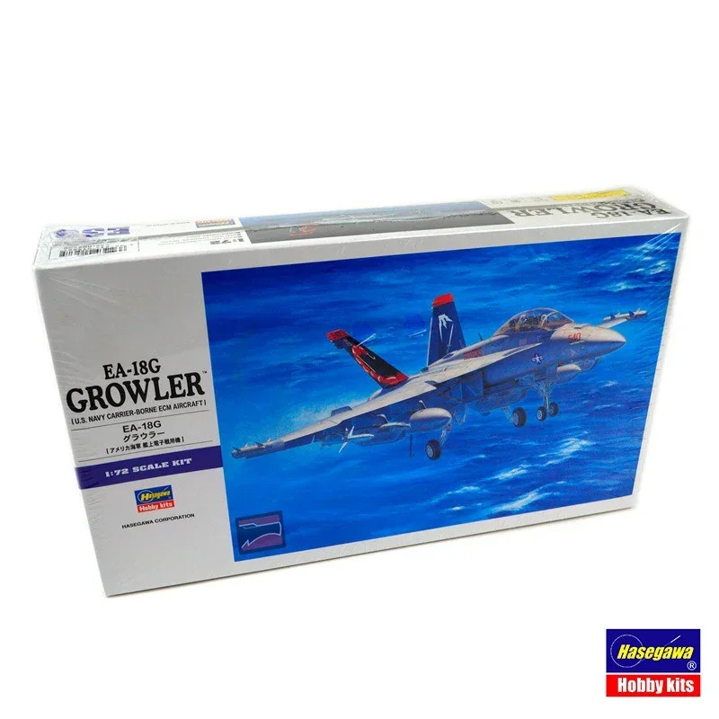 Hasegawa 1/72 ชุดโมเดลเครื่องชั่งพลาสติก 01568 EA-18G Growler นักสู้อิเล็กทรอนิกส์