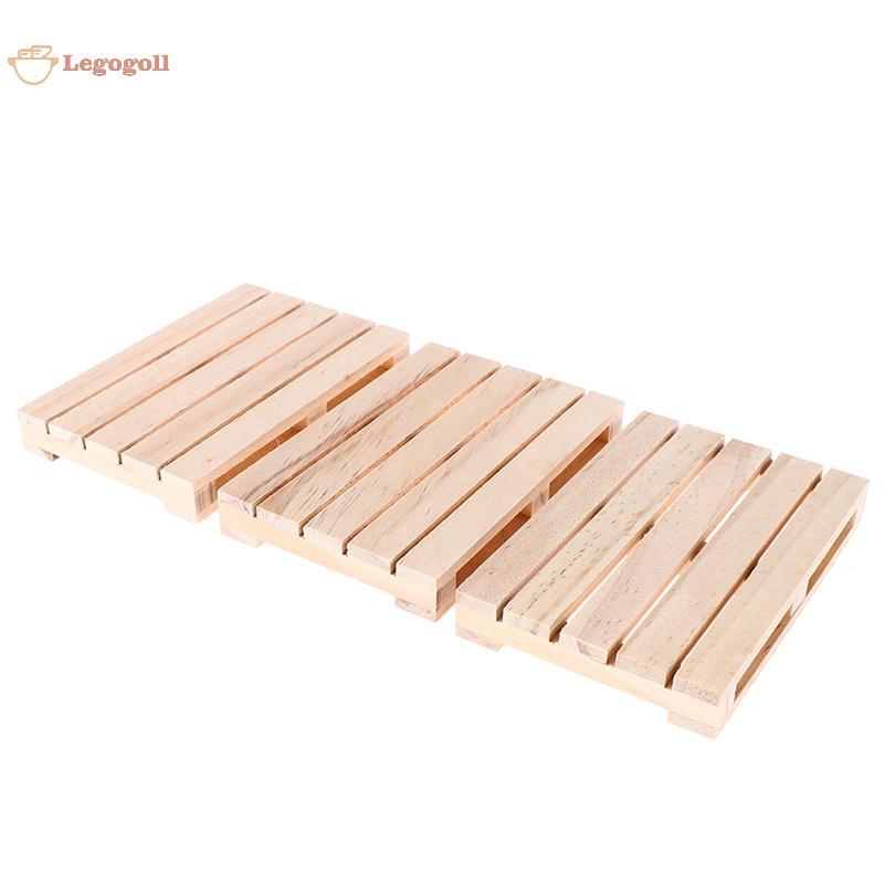 Legogoll Mini Wooden Pallet ที่รองแก้วเครื่องดื่มสําหรับเครื่องดื่มร้อนและเย็น Wood Pallet TH