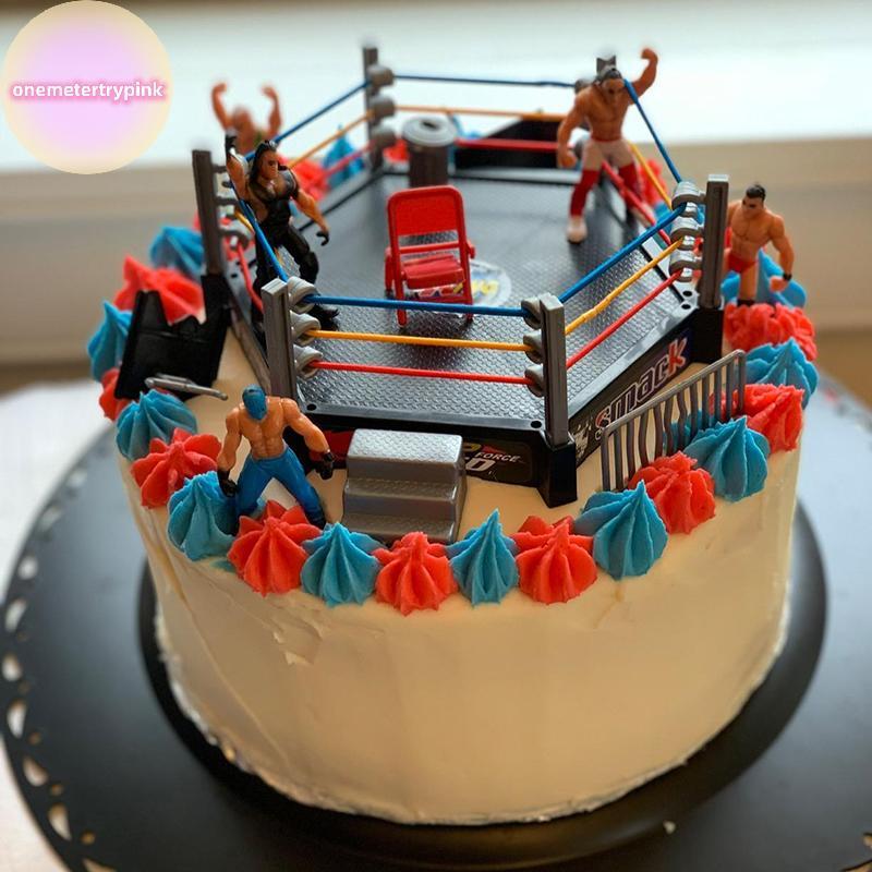 ONEPINK ของเล่นมวยปล้ําสําหรับเด็ก WWE Action Figures นักมวยปล้ํา Warriors ของเล่น .