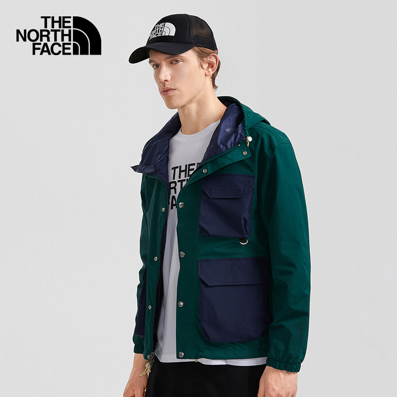 เสื้อกันฝนและลมสำหรับผู้ชาย The North Face สไตล์ใหม่ ฤดูใบไม้ร่วงถึงหนาวย ระบายอากาศได้ดี 7W7F