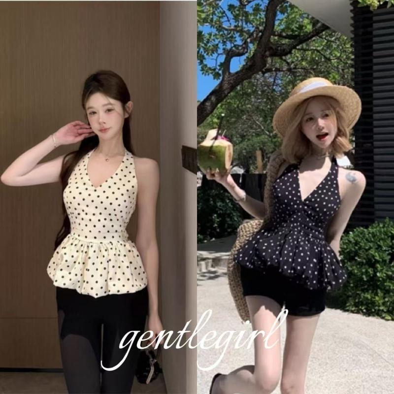 เสื้อแจ็คเก็ตคอวีไร้ขอบสไตล์ฝรั่งเศส จัดส่งรวดเร็ว เสื้อผ้าผู้หญิงฤดูร้อนใหม่ 2025 ชุดเดรสเอวเหนือ