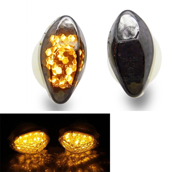 รถจักรยานยนต์ LED Flush Mount Blinker ควันสัญญาณสําหรับ Honda CBR 600 F4 F4i 1999 2000 2001 2002 200