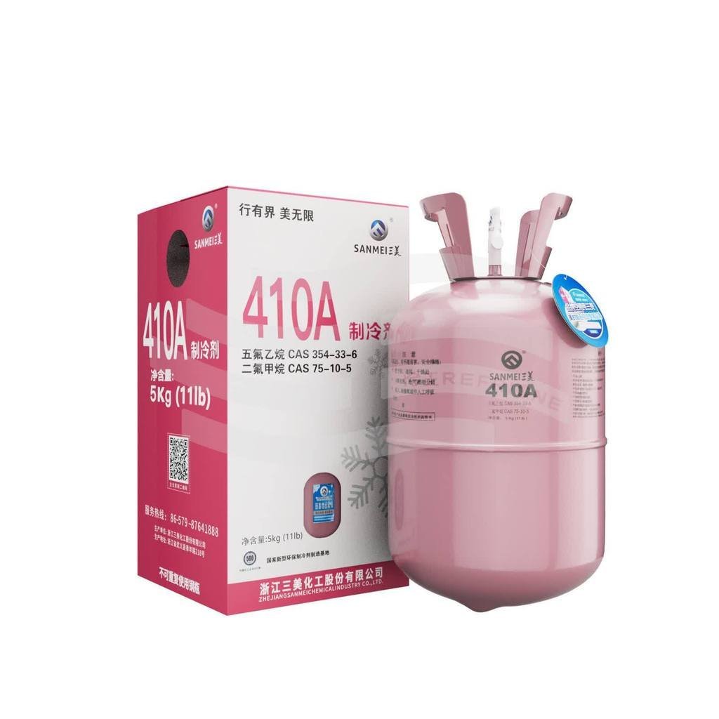 R410A เครื่องปรับอากาศความถี่ Conversion ถ่านหินเย็น Sanmei Refrigerant Refrigerant Fluorion ในครัวเ
