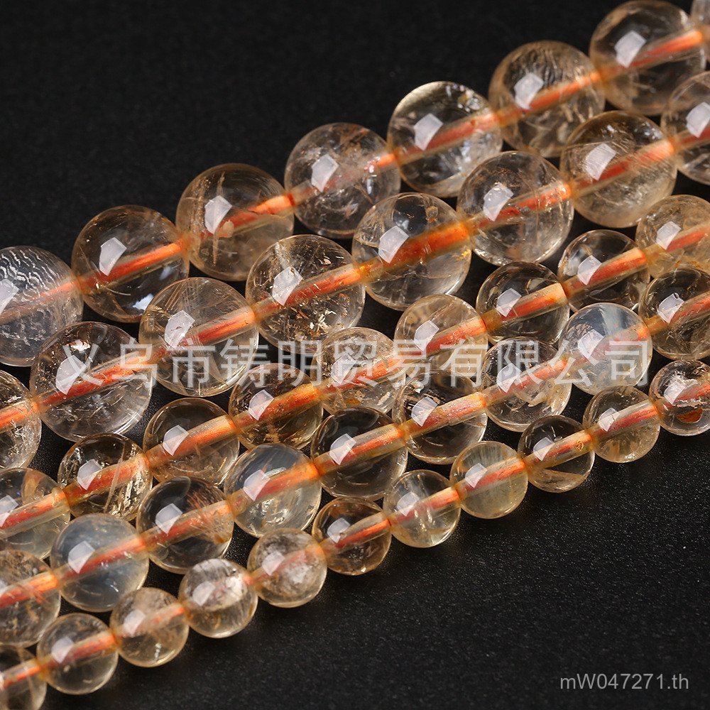 เครื่องประดับCitirineSpacer สำหรับทำสร้อยคอและสร้อยข้อมือ DIY ขายส่ง อุปกรณ์เสริมสำหรับงานแฮนด์เมด X