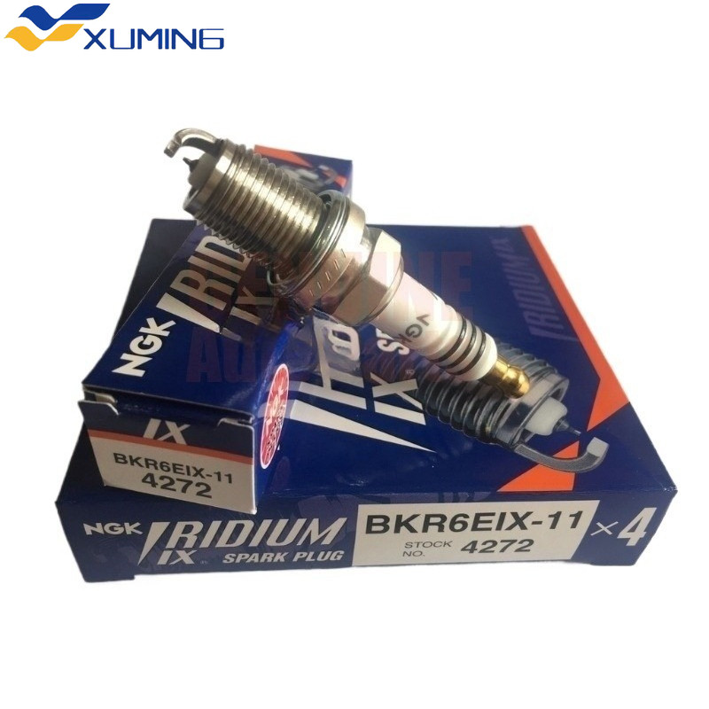 XM ชุด 4 ชิ้น Iridium BKR6EIX-11 4272 หัวเทียนสําหรับ Toyota Lexus