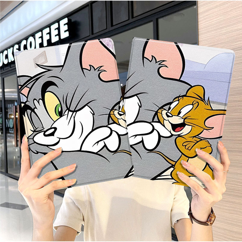 แมวและเมาส์ ipad10 เคสป้องกัน pro mini6 แจ็คเก็ต ipod9 Mini 4 Shell air5 เหมาะสําหรับ 2 แท็บเล็ต 3 พ