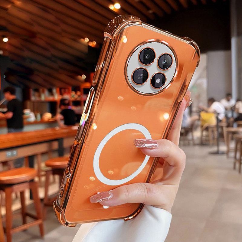 เคสสําหรับRealme 11 14 12 13 pro 5G Realme 12 14 13 PLUS + 5G 13 11 14 12 5Gเคสโทรศัพท์Softcaseกันกระแทกดีไซน์ใหม่ความงามใสด้วยแม่เหล็กไร้สายSJBSWX11 - รูปที่ 4