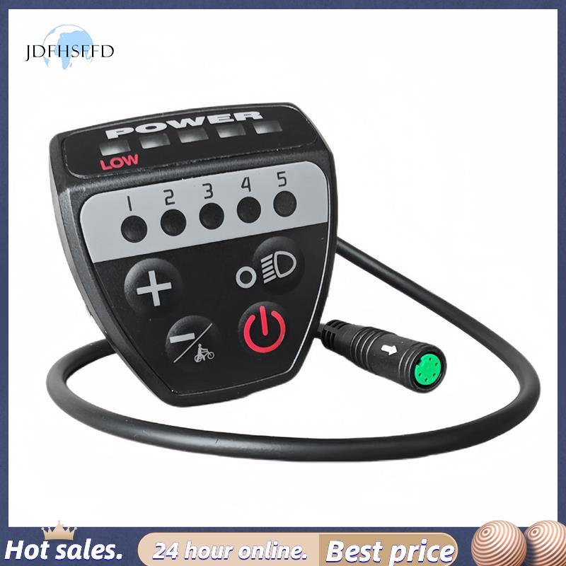 jdfhsffdDZ888 ไฟฟ้าจักรยานจอแสดงผล Controller จอแสดงผล LED UART Protocol สําหรับ BBS01B BBS02B กลางม