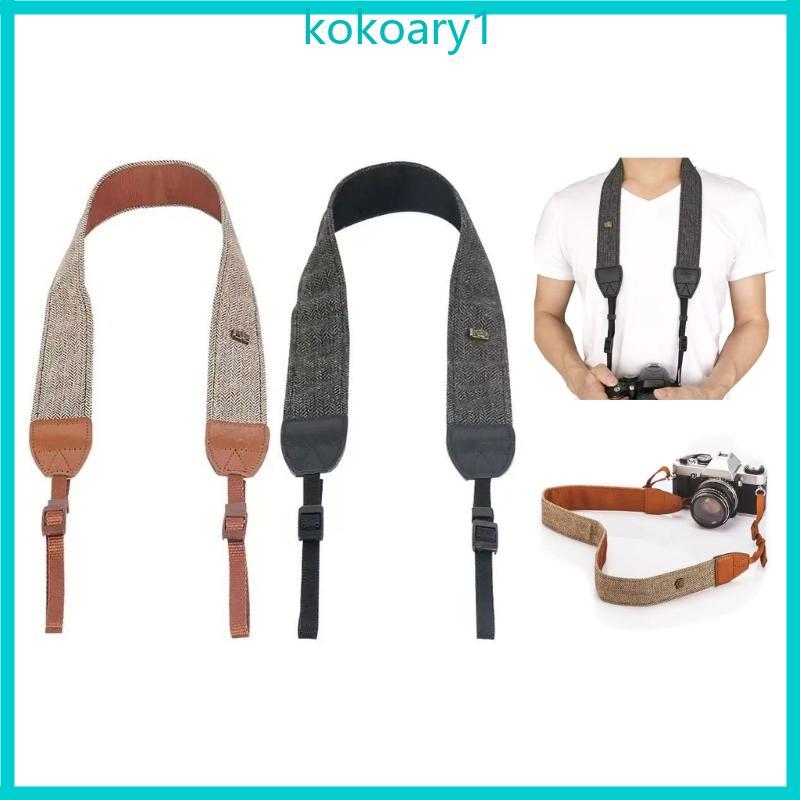 ขนาด สายคล้องคอไหล่สากลสําหรับกล้อง DSLR สายคล้องคอนุ่มพร้อมสายคล้องกล้องแบบปลดเร็วสําหรับกล้อง DSLR