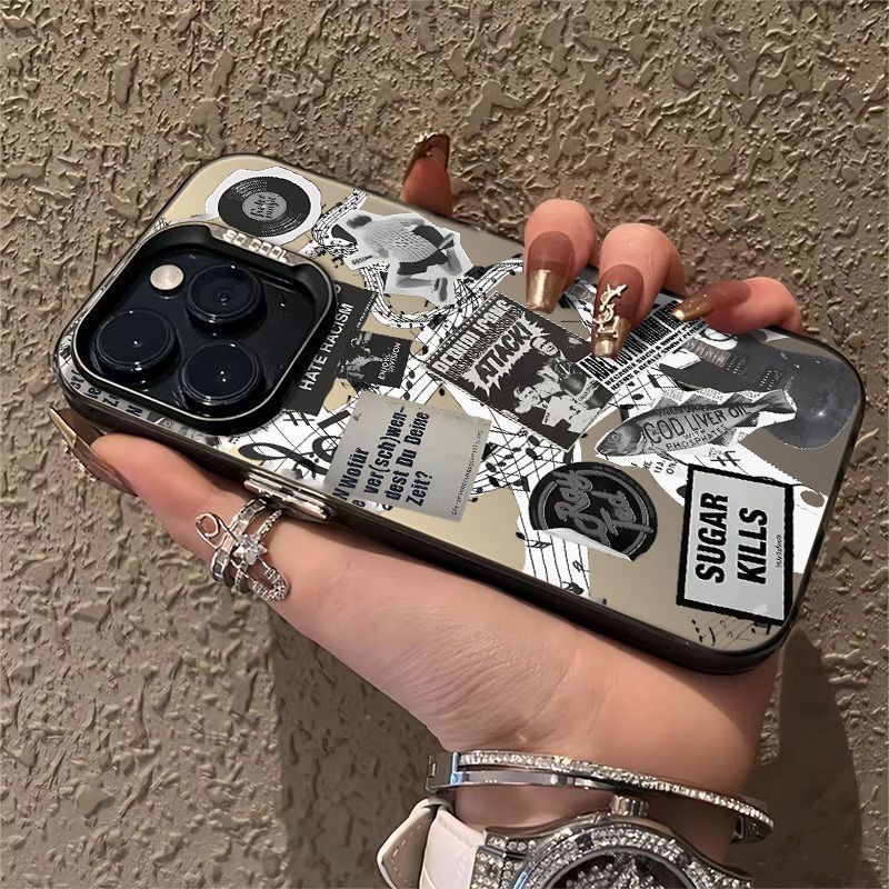 ❤️จัดส่งทันที❤️เคสไอโฟน11 12 13 14 15 16 17 Pro Max Guitar poster creative tide brand Case For iPhone 17PM,13PM,16PM
