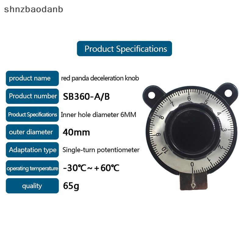 [shnzbaodanb] RV24YN Series ปุ่ม Linear Digital Knob SB360 RV30YN Potentiometer สวิทช์ลูกบิดเส้นผ่าน