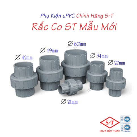 Raccco, ข้อต่อ, Live Coupling, ข้อต่อเกลียว, Zaccco phi 21, 27, 34, 42mm. สินค้าของแท้