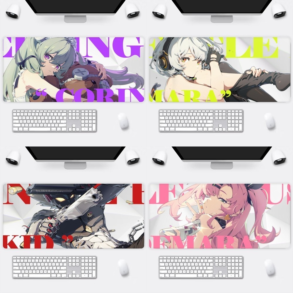 Zenless Zone Zero ZZZ Lycao Ellen แผ่นรองเมาส์สํานักงานแผ่นรองเมาส์ขนาดใหญ่แป้นพิมพ์คอมพิวเตอร์สําหร