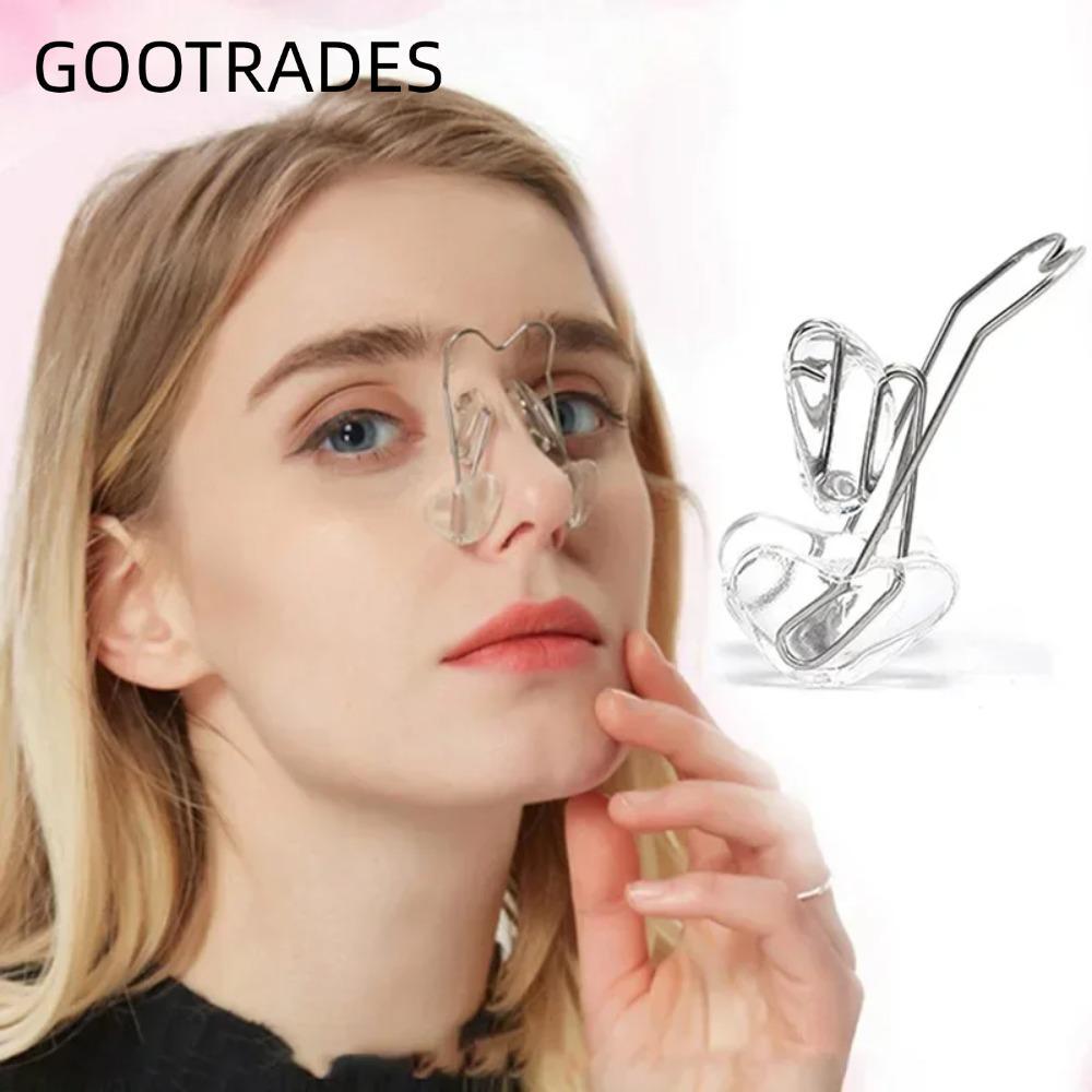 BANNRIEDSG989 Beauty Nose Clip, Nose Up Massage Tool Nose Orthotics Clip, Portable No Pain Smooth Ed