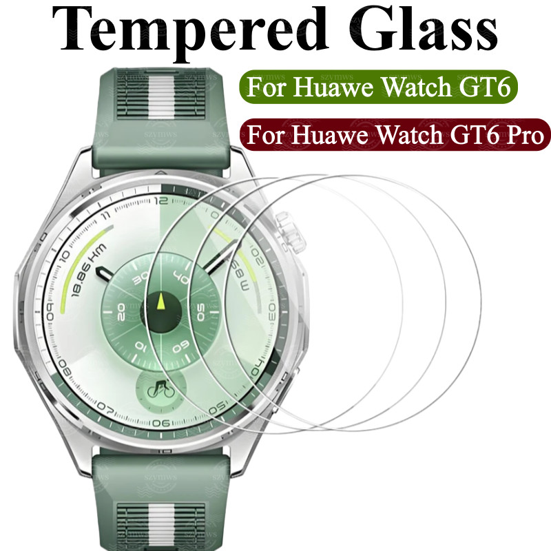 9H Temerped Glass สําหรับ Huawei Watch GT6 Pro 46 มม.GT6 41 มม.46 มม.ป้องกันหน้าจอฟิล์มอุปกรณ์เสริม