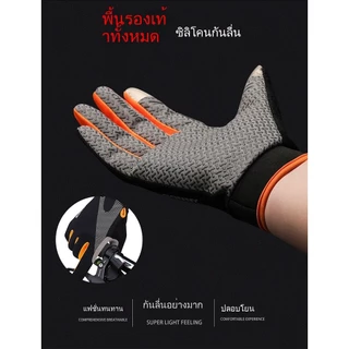 ถุงมือออกกำลังกายทนทานซับแรง สัมผัสหน้าจอ กันแดด หลายการใช้งาน