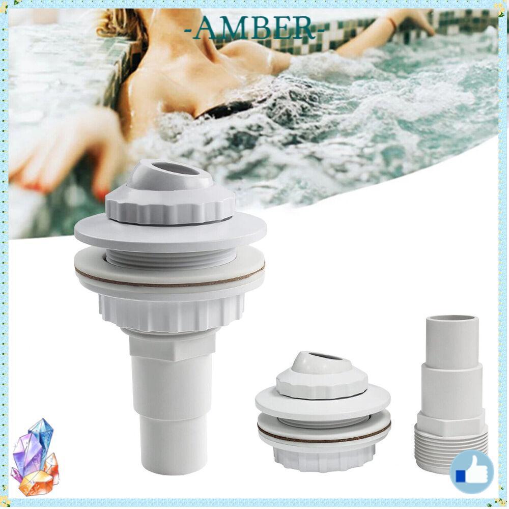 AMBER Inlet Connector Standard SPA Jet สำหรับสระว่ายน้ำ ใช้งานง่ายและเชื่อมต่อได้หลากหลาย