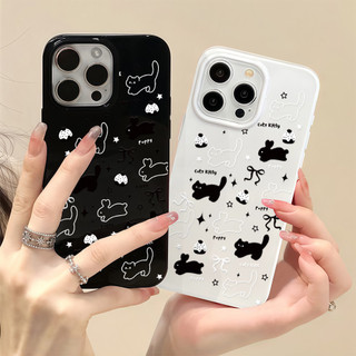 เคสโทรศัพท์มือถือเยลลี่ มีสีสัน สวย การ์ตูน โชคดี รักรูปร่างหัวใจ For IPhone16 15 14 13 11 6 7 8plus Pro Promax GDTPU583