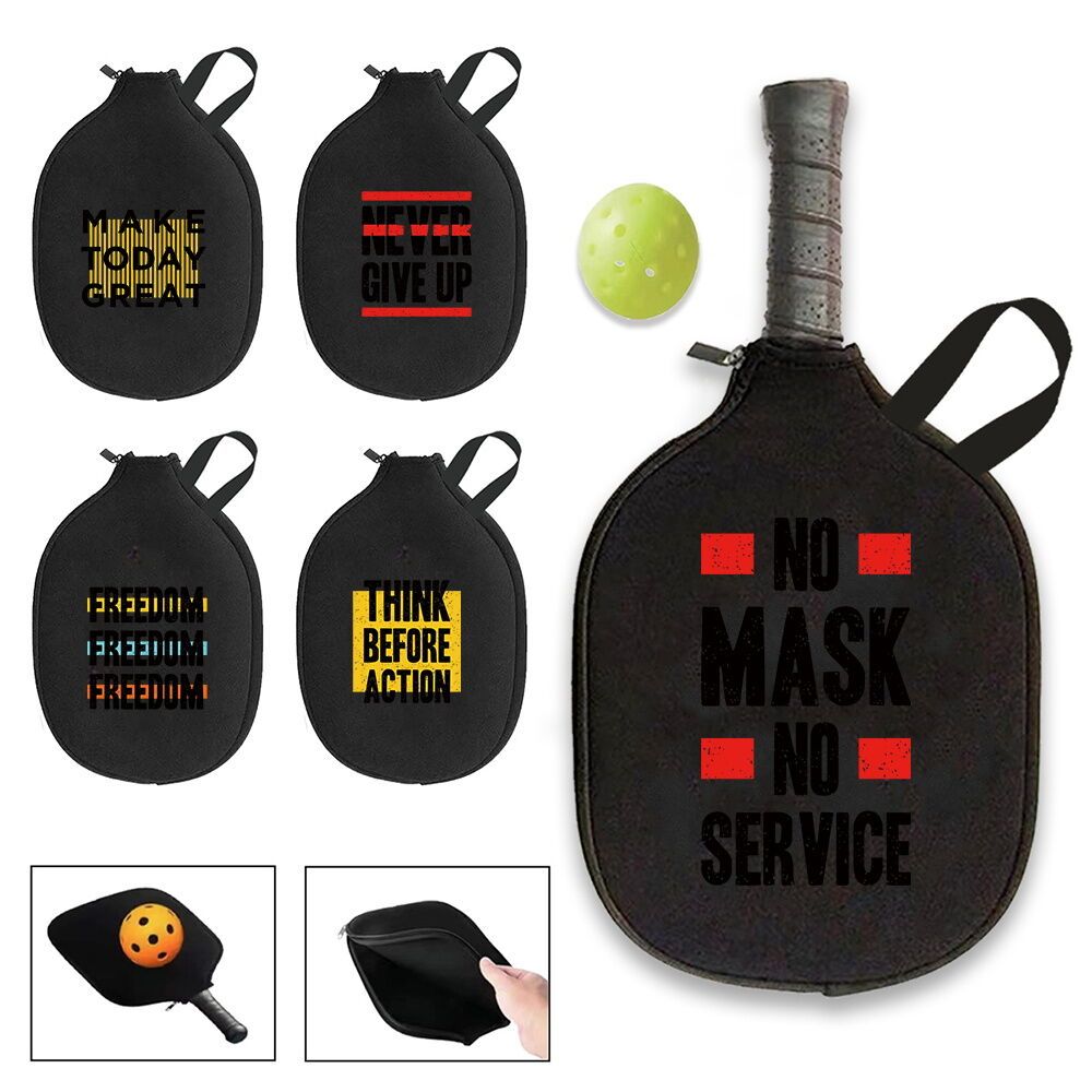 Pickleball Racket Bag Pickleball Racket Bag Dustproof Student Portable Sports Handbags Word Series