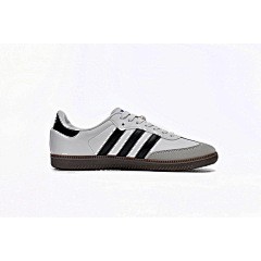 Adidas Originals Samba สีขาวดำ แบบมังสวิรัติ โมเดลคลาสสิก FW2427