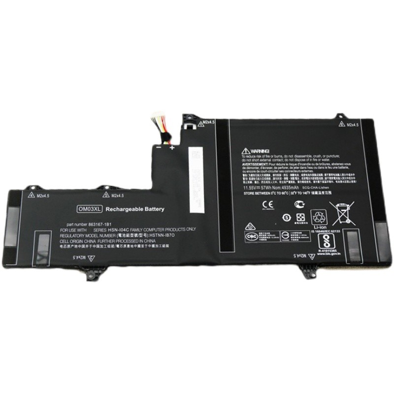 เหมาะสําหรับแบตเตอรี่แล็ปท็อป HP HP EliteBookX360 1030 G2 HSN-I04C OM03XL