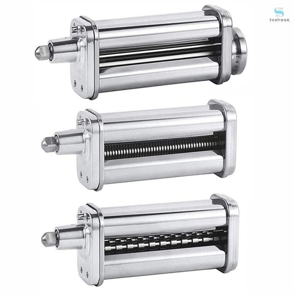 Pasta Maker Attachment 3in1 Pasta Roller Cutter Parts Noodles Press Machine Compatible with KitchenA