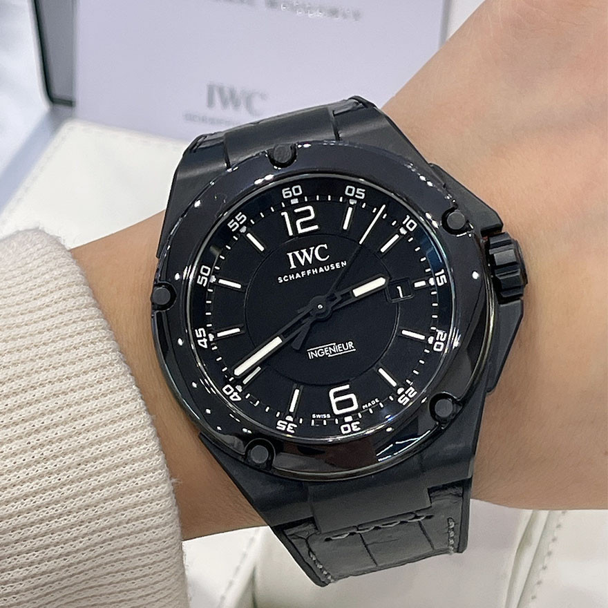 Series 46mm Ceramic Mechanical IWC IWC Engineer นาฬิกาผู้ชายอัตโนมัติ