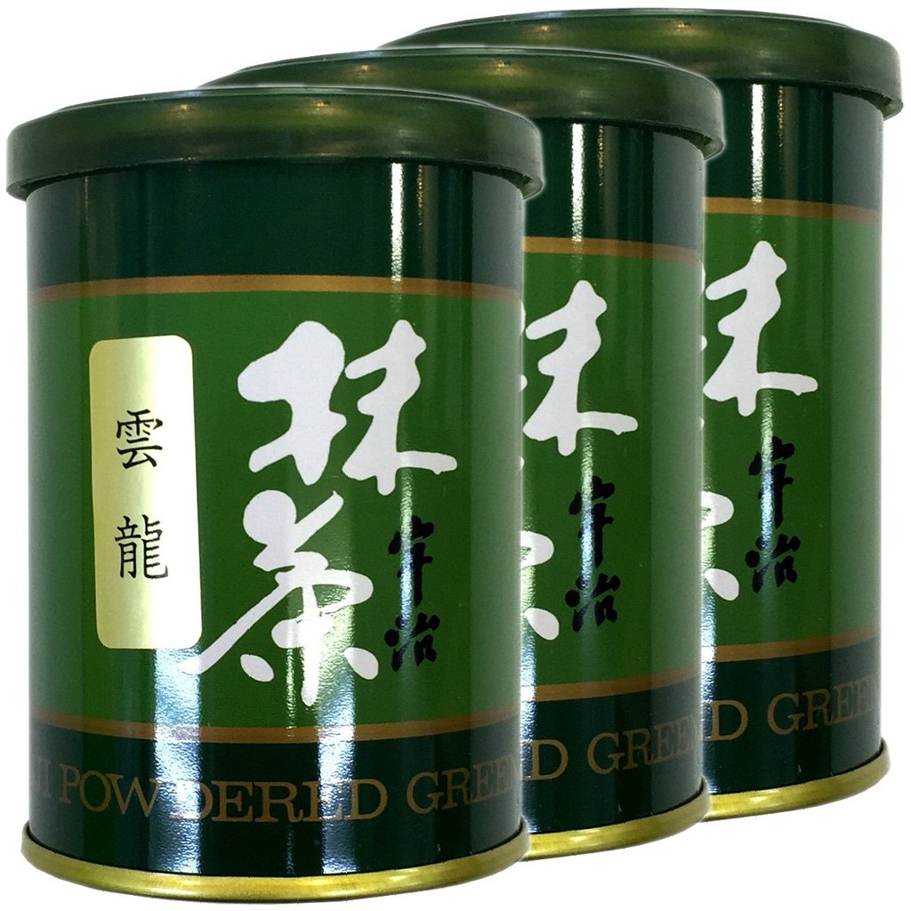 Luxury Uji Matcha Powder "Unryu" 40g x 3 Set from Sugamo Tea Shop "Sannen-en"