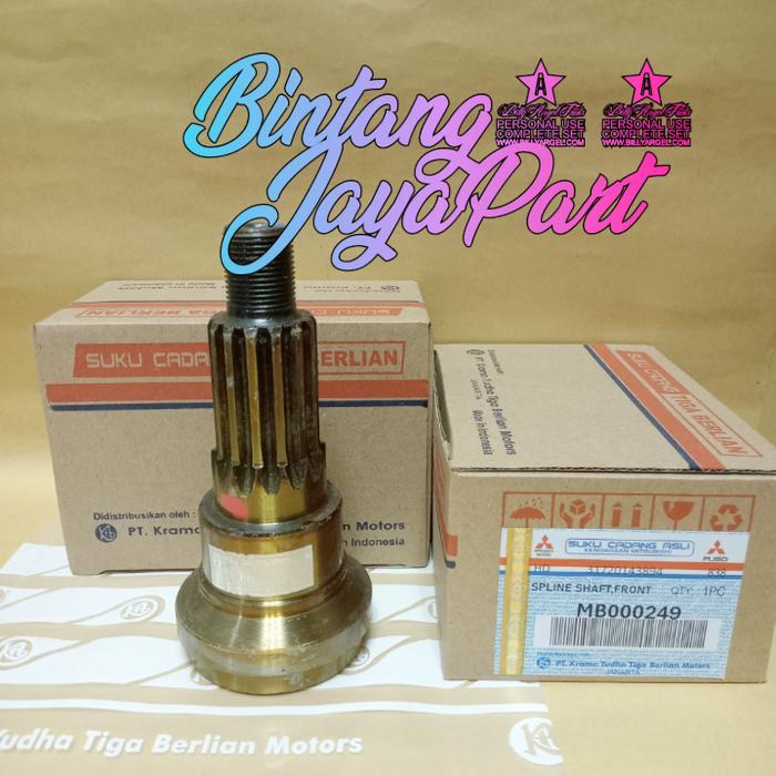 AS MAN FRONT SPLINE SHAFT FRONT PS100 FE 114 PS 100 PS -fdshop