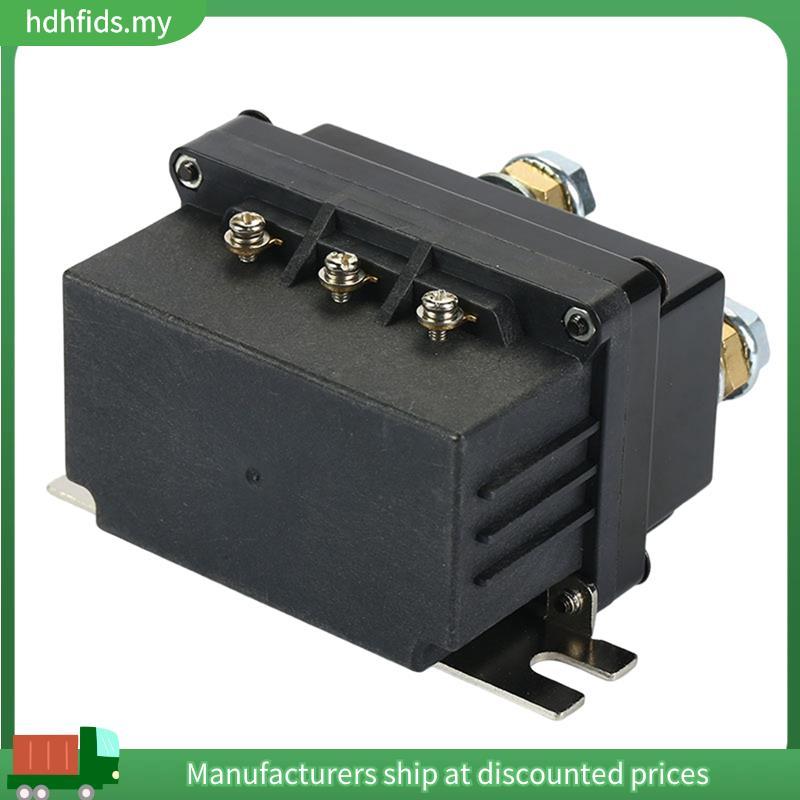 สีดํา Universal 12V 500A Winch รีโมทคอนโทรล 12000 ปอนด์ Winch ควบคุม Solenoid รีเลย์ Twin Wireless R