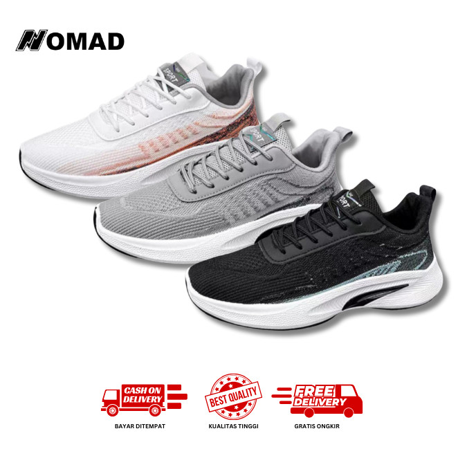 Nomadshoes S32 Dive นําเข้ารองเท้าผ้าใบลําลอง S32 แฟชั่น Cool ถักวิ่งจ๊อกกิ้ง