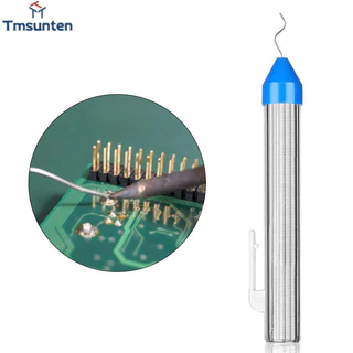 Tm ลวดเชื่อมบัดกรี 1.2mm ตะกั่วเส้นชนิดหลอดปากกา วัสดุคุณภาพดี จุดหลอมละลายต่ำ