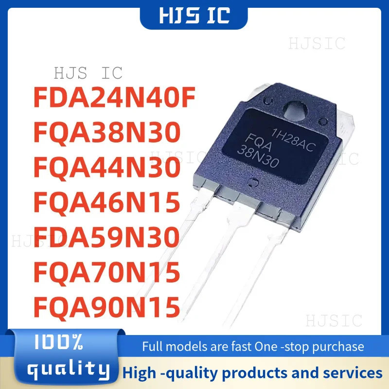 5PCS FDA24N40F FQA38N30 FQA44N30 FQA46N15 FDA59N30 FQA70N15 TO-3P Field Effect ทรานซิสเตอร์