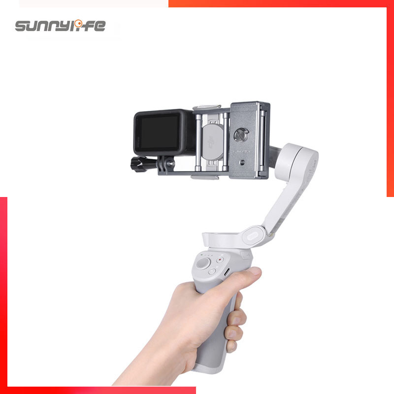 สําหรับ DJI OSMO Action 3 Gopro อะแดปเตอร์กล้องสากลสําหรับ DJI OM5 OM4 SE ปรับการออกแบบน้ําหนักด้วยต
