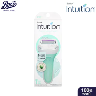 Schick Intuition Sensitive Care Aloe & Vitamin E with 1 Refill ชิค โกนหนวด เดปิลส์