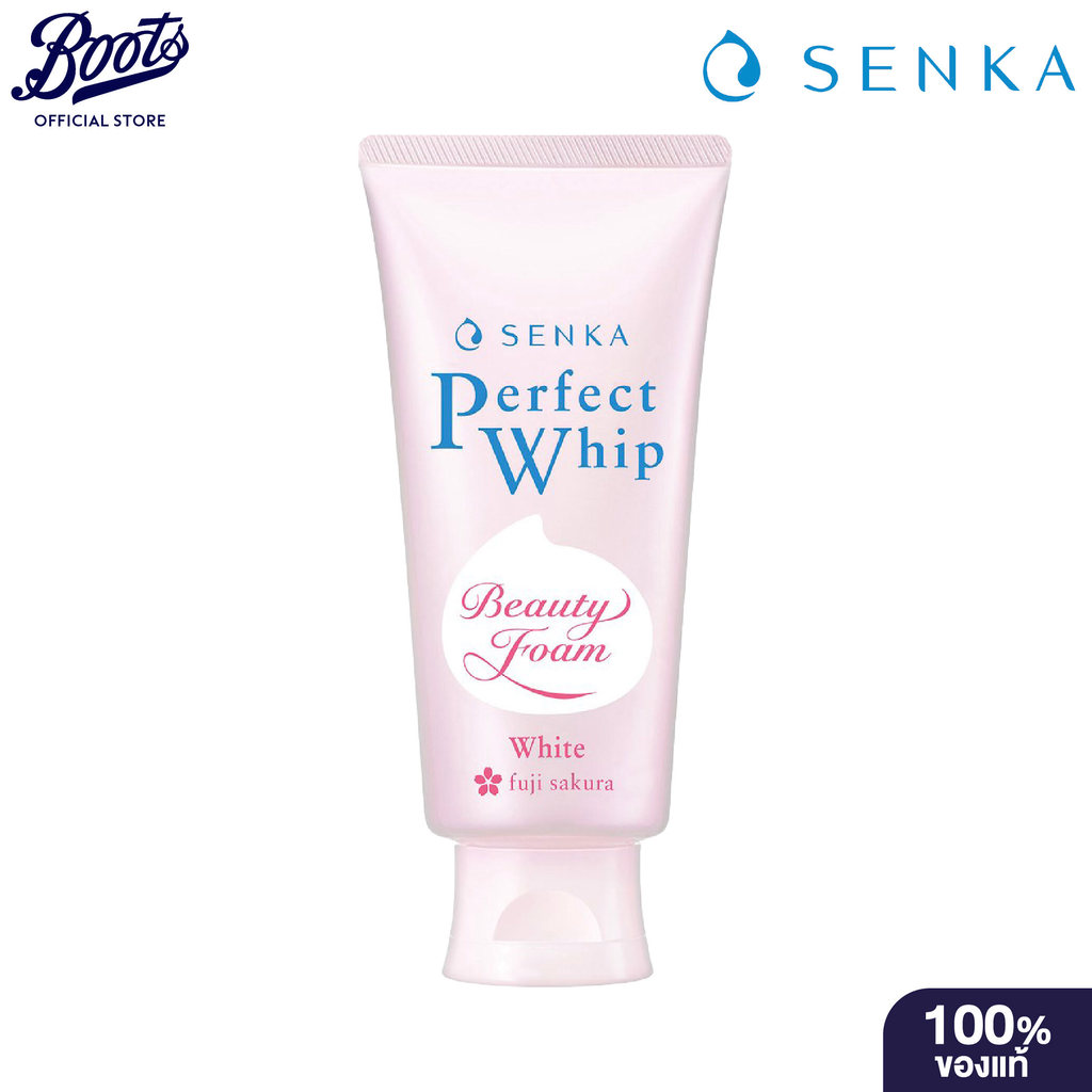 Senka Perfect Whip White 100g  เซนกะ คลีนเซอร์ ครีม