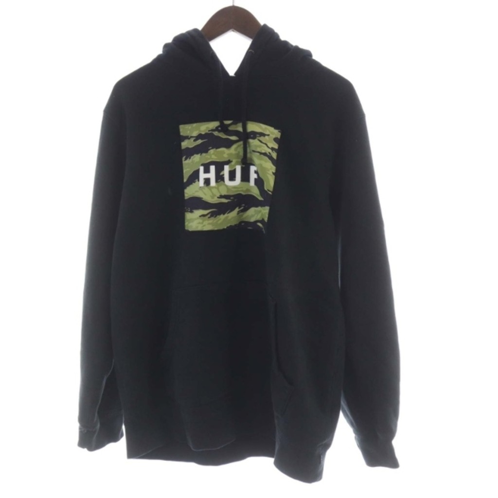 Hoodie black Long sleeves camouflage Direct from Japan Secondhand