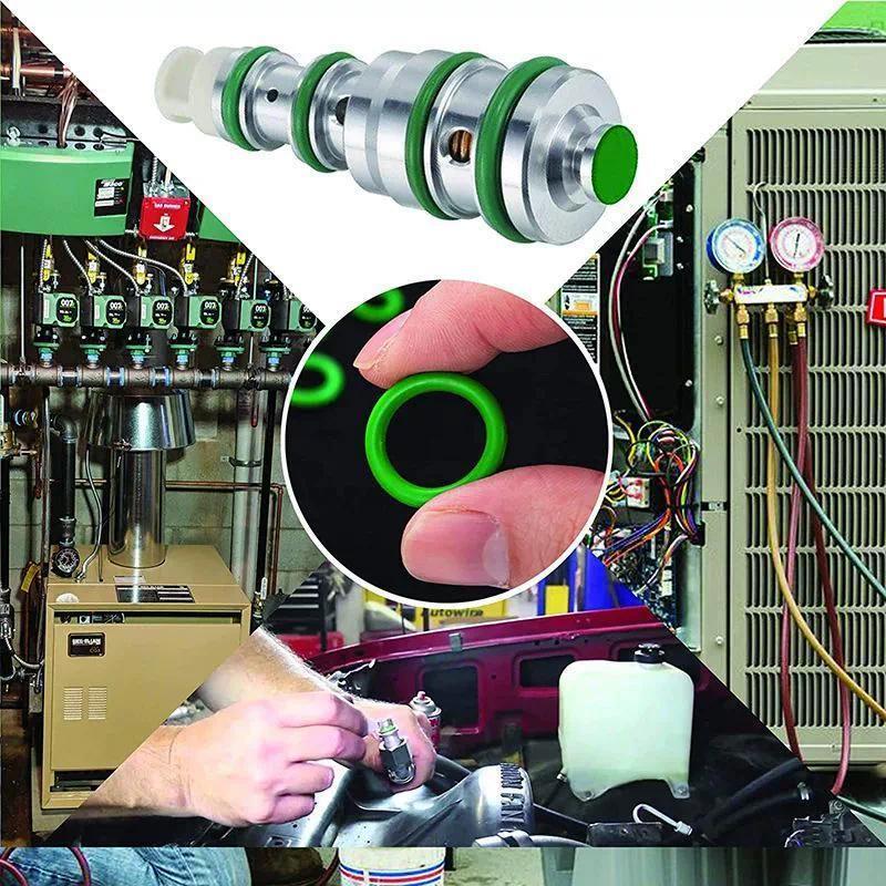 ชุดโอริง 595 ชิ้น 🛠️ จบครบในกล่องเดียว! สำหรับซ่อมแอร์รถยนต์และเครื่องใช้ในบ้าน 🚗💨 กันน้ำ-กันน้ํามันได้ดี