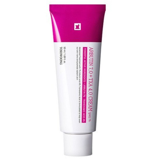QLCU READY STOCK Tosowoong Arbutin 7% + Tranexamic Acid 4% ครีม 50ml