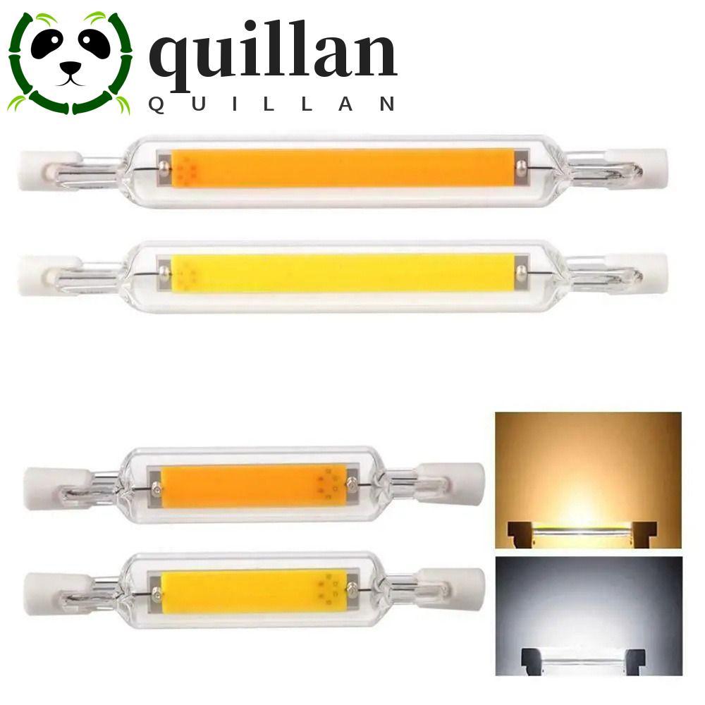 QUILLAN R7S Lamp Tube, Dimmable เปลี่ยน COB Tube Bulb, Portable 360 Glow 110v/220v Halloween
