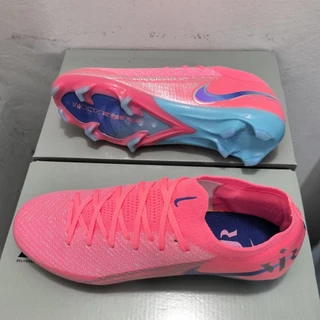รองเท้าฟุตบอลแบรนด์ใหม่ ฉ 39-45 ผู้ชายกลางแจ้งถักสีฟ้าและสีขาวต่อต้านลื่นรองเท้าฟุตบอล