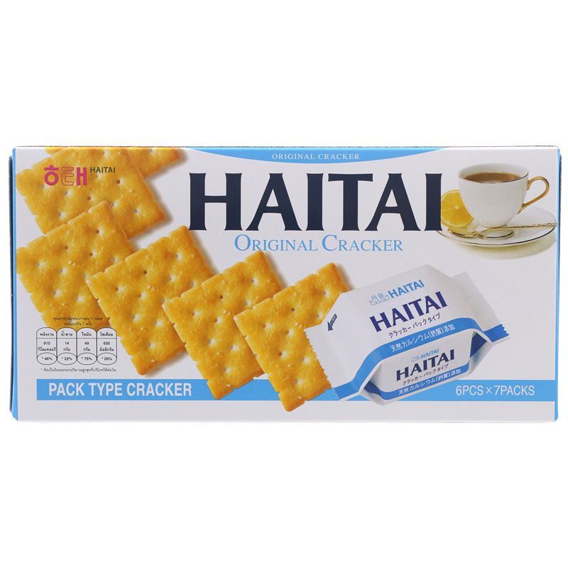 ไฮไทแครกเกอร์ 172กรัม Haitai Crackers 172g. [หมายเลขบาร์โค้ด 8801019300950 ] สินค้าคุณภาพดี คัดสรรอย่างตั้งใจ