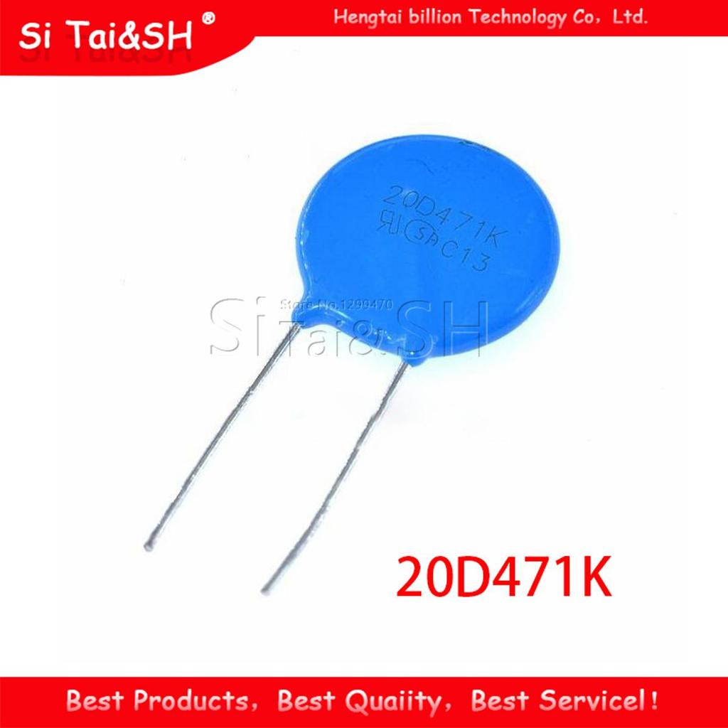 5 ชิ้น วาร์ลิสเทอร์ 20D471K 470V piezoresistor 20D471